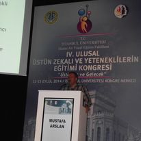 Dr. Mustafa Arslan İstanbul Üniversitesinde Üstün Zekalılar Kongresi